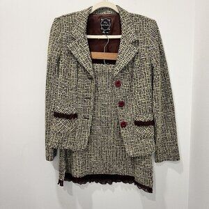 Y2K Era My Michelle Tweed Style Blazer and Skirt Size Women/Juniors Size 9/10